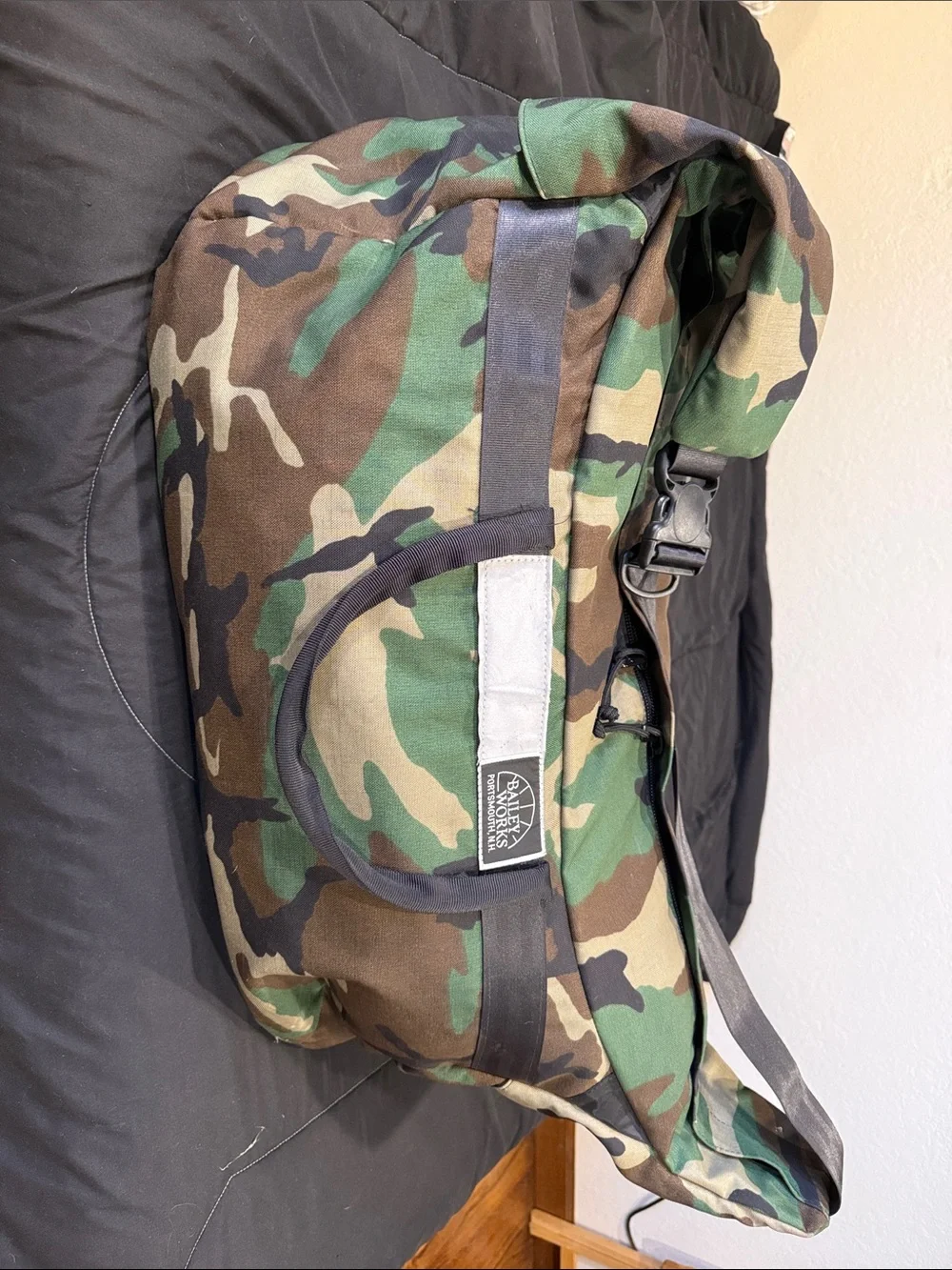 Camo Messenger Bag - Green Camouflage